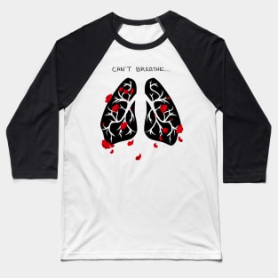 Hanahaki disease - Can't breathe BLACK Baseball T-Shirt